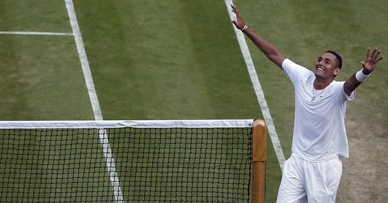 VITZ. Australsk tenista Nick Kyrgios slav vhru nad Nadalem v osmifinle...