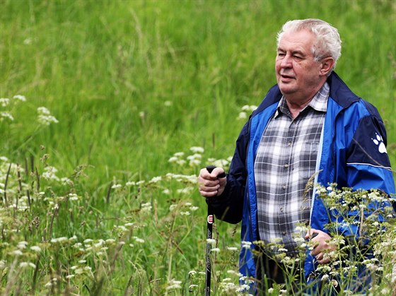 Na dovolené byl nedávno i prezident Milo Zeman. V ervenci relaxoval na Vysoin.