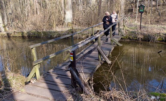 Rekonstrukcí prochází i stezka kolem Robeského potoka.