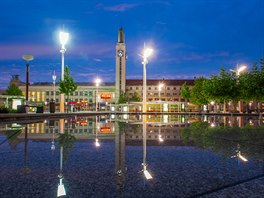 Riegrovo nmst a ndra - snmek z obrazov publikace Hradec Krlov ve...