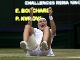 TO SNAD NENÍ MONÉ. Petra Kvitová, dvojnásobná wimbledonská vítzka