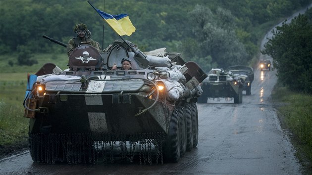 Ukrajinsk jednotky v Charkovsk oblasti (8. ervence 2014)