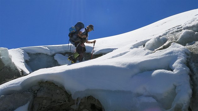 Plzesk horolezec Jan Trva Trvnek odlt do Pkistnu, kde chce spolu s Radkem Jaroem a Petrem Miskou Makem vylzt na K2. Na snmku bhem aklimatizace v Peru.