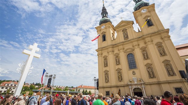 Dny lid dobr vle na Velehrad letos navtvilo kolem 30 tisc lid. (5. ervence 2014).