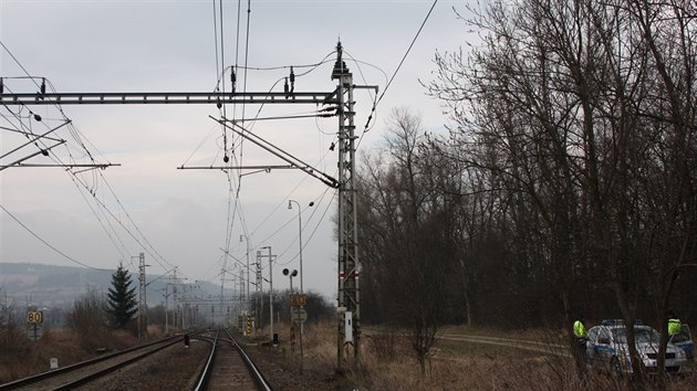 Mdn lana mizela na trati mezi Jablnkou a Vsetnem, a dl a do Valask Polanky.