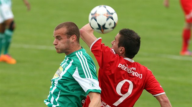 Momentka z utkn Bohemians 1905 - Pardubice.