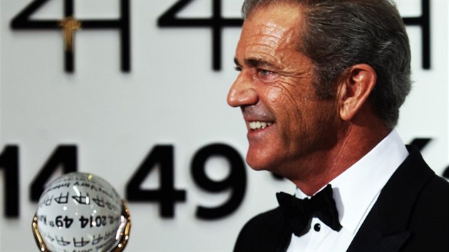 Mel Gibson s Kilovm glbem za umleck pnos svtov kinematografii (4. ervence 2014)
