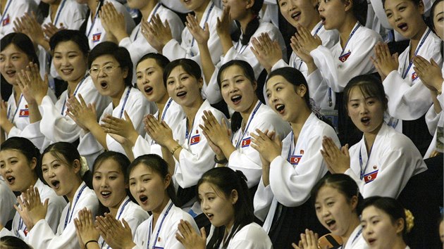 Severokorejsk roztleskvaky fand pi zpase na univerzit v Daegu pobl jihokorejskho Soulu.
