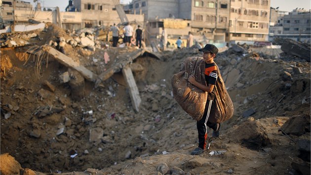 Nsledky izraelskho ostelovn v Gaze (9. ervence 2014)