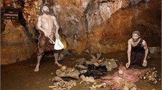 Mladeské jeskyn nabízí výpravnou expozici o Kromaoncích.