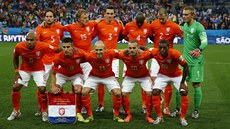 NIZOZEMSKO Základní sestava Nizozemc pro semifinále MS proti Argentin.