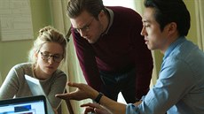 Michael Pitt (uprostřed) ve filmu I Origins Michael Pitt (uprostřed) ve filmu I Origins