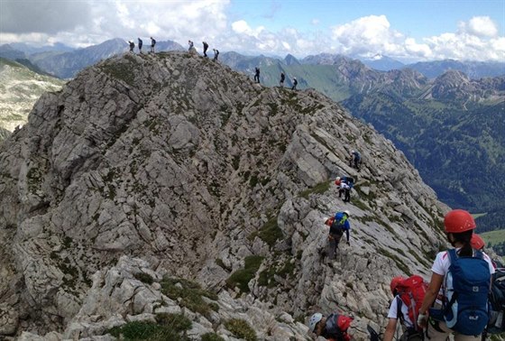 Zajitná cesta Hindelanger Klettersteig