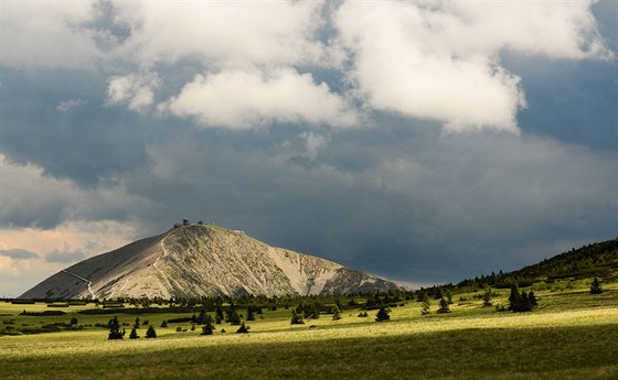 Pohled na Snku od Luní boudy