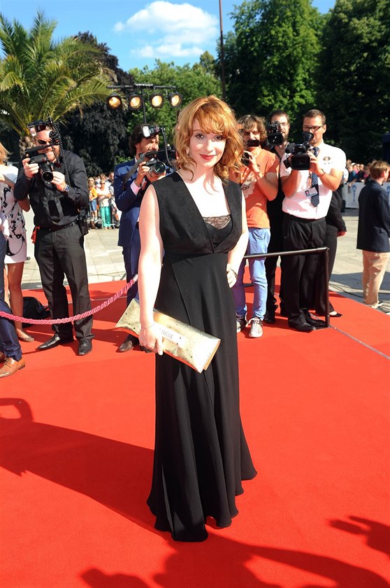 Vica Kerekes na MFF KV (Karlovy Vary, 12. ervence 2014)