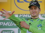 ZELEN DRES NAD ETAPY? Slovensk cyklista Peter Sagan se zatm v etapovch