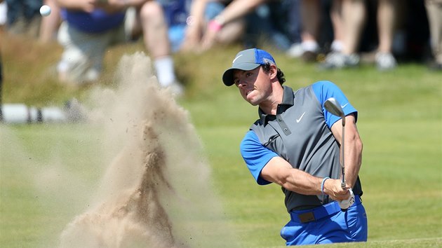 Rory McIlroy na golfovm The Open. 