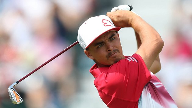 Rickie Fowler ve druhm kole The Open. 