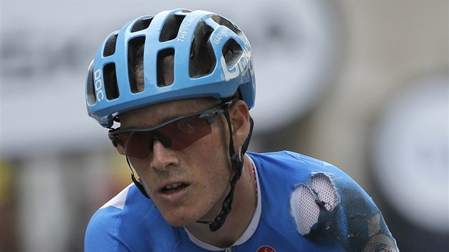 Andrew Talansky upadl ve spurtu sedm etapy Tour de France.