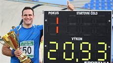 Jan Marcell si na mítinku v Ústí vytvořil koulařské osobní maximum 20 metrů a... Jan Marcell si na mítinku v Ústí vytvořil koulařské osobní maximum 20 metrů a...