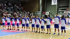 etí basketbalisté ped pípravným kláním v Polsku.