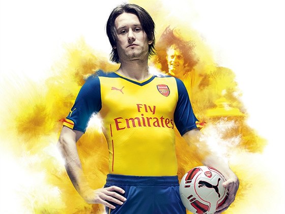 Jeden z vdc nového Arsenalu Tomá Rosický.