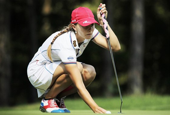 Golfový turnaj Sberbank Golf Masters v Dýin. Klára Spilková.