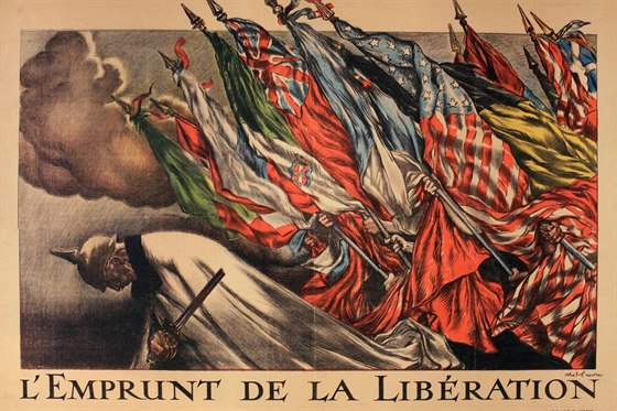 Francouzský plakát z první svtové války