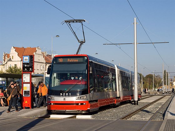 Tramvajová zastávka Hradanská (ilustraní foto)