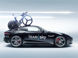 Originální Jaguar F-Type Coupé týmu Sky se objeví v pedposlední etap Tour de...