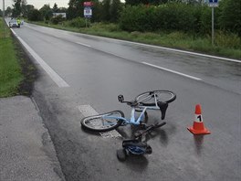 Jedenctiletou dvku na jzdnm kole vn zranil automobil v Krlovci na...