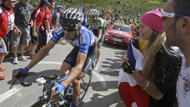 esk cyklista Leopold Knig v 16. etap Tour de France.