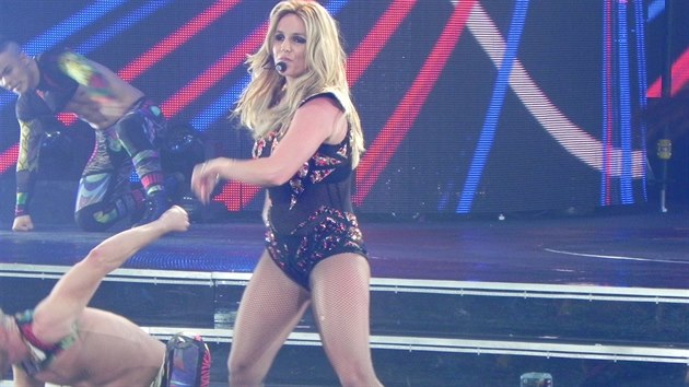 Britney Spears pi vystoupen v Las Vegas (nor 2014)