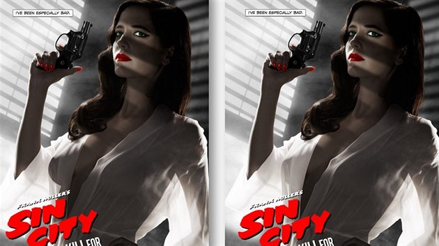 Eva Greenov na plaktu k filmu Sin City: ensk, pro kterou bych vradil (2014)