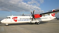 Turbovrtulové letadlo ATR 72. Turbovrtulové letadlo ATR 72.