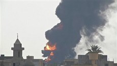 Libyjským Tripolisem zmítá násilí. (28. ervence 2014)