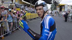 POSKOIL NA 7. MÍSTO. Leopold König v cíli asovky na Tour de France.