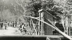 Koncentraní tábor v rakouském Ebensee.