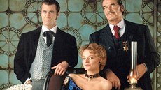 James Garner (vpravo) s Melem Gibsonem a Jodie Fosterovou ve filmu Maverick James Garner (vpravo) s Melem Gibsonem a Jodie Fosterovou ve filmu Maverick