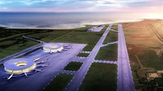 Severní Korea, Wonsan - vizualizace plánovaného letiště Severní Korea, Wonsan - vizualizace plánovaného letiště