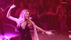 Britská soulová zpvaka Joss Stone zazpívala 23.7. 2014 v praském Lucerna...