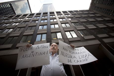 Argentinci podporují svou vládu v jednání s viteli o restrukturalizaci dluhu. Ilustraní snímek.