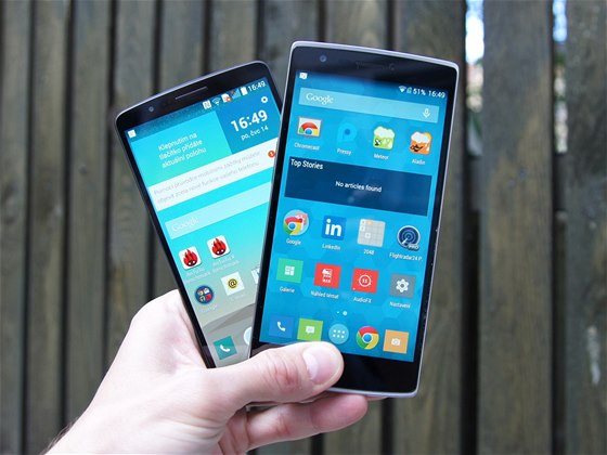 LG G3 a OnePlus One