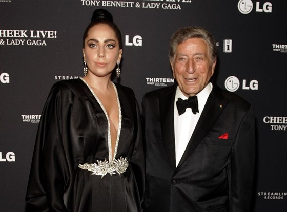 Lady Gaga a Tony Bennett (New York, 28. ervence 2014)