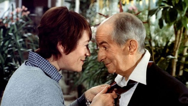 Annie Girardotov a Louis de Funès ve filmu Jeden hot a druh eh (1978)
