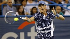 Tomá Berdych na turnaji ve Washingtonu.