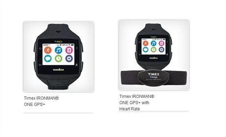Nov hodinky Timex One Ironman GPS+ se budou prodvat bu s hrudnm psem na...
