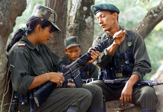 Bojovníci FARC v roce 1999 (ilustraní snímek).