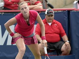 KONEC. esk tenistka Petra Kvitov skonila na turnaji v Montrealu ve 3. kole.