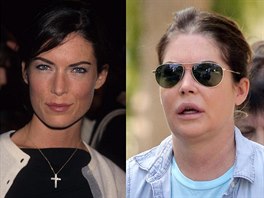 Lara Flynn Boyle v roce 1998 a 2014